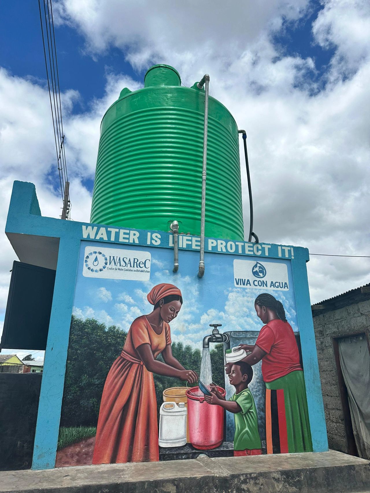 Clean water installation